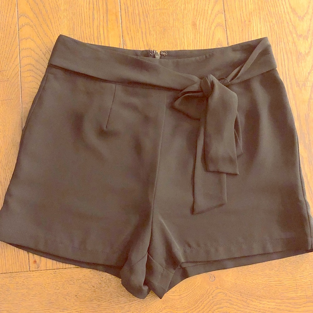 Black dress shorts